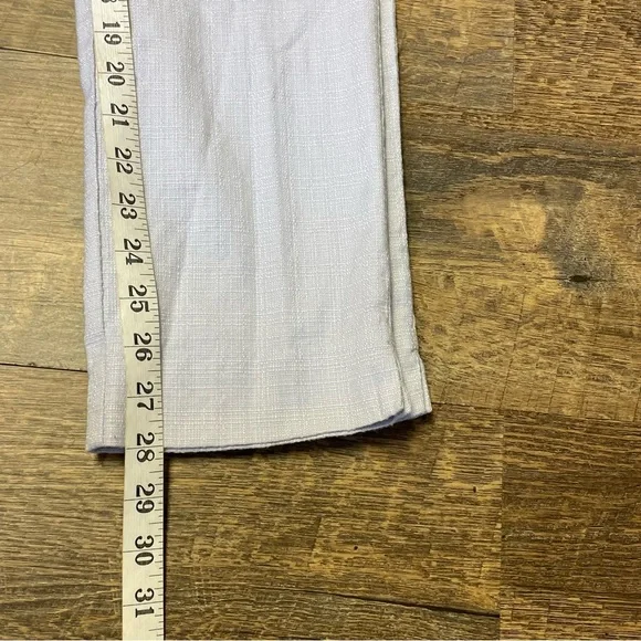 NEW Anthropologie The Essential Slim Sky Blue Trouser Pants Womens Size 6 - Picture 10 of 12